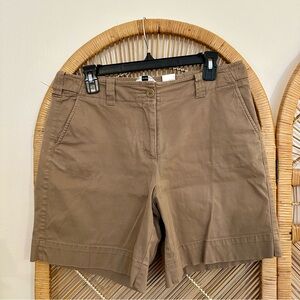 Talbots Stretch Khaki Shorts